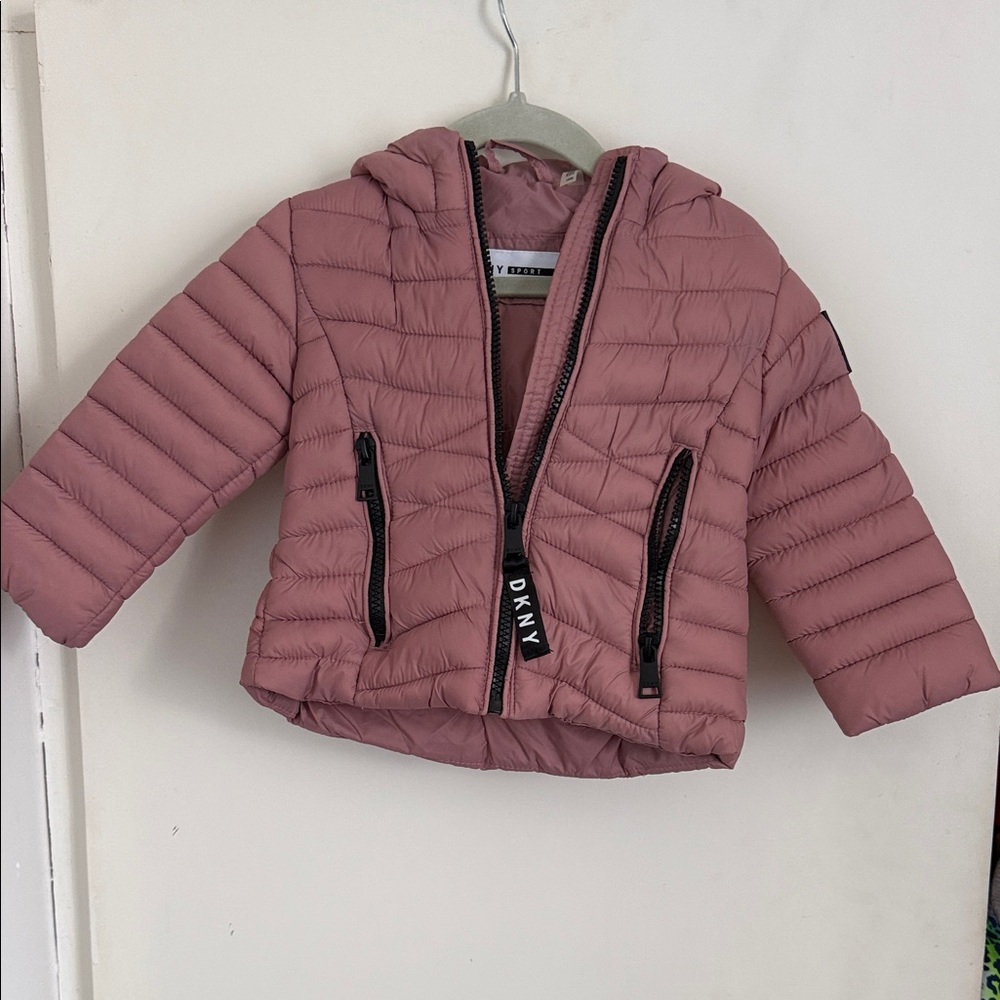 DKNY Kids Mauve Quilted Jacket